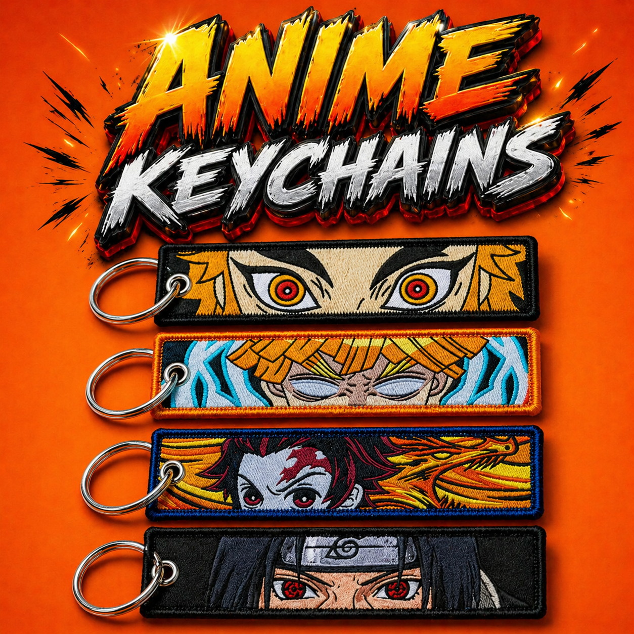 Buy Anime Keychains | Shop Anime Keyrings | Free Delivery