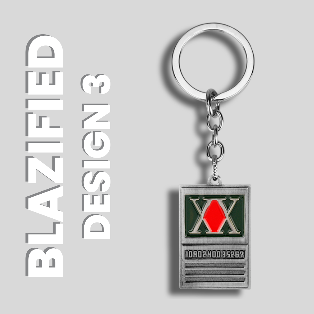 Anime Metal Keyrings
