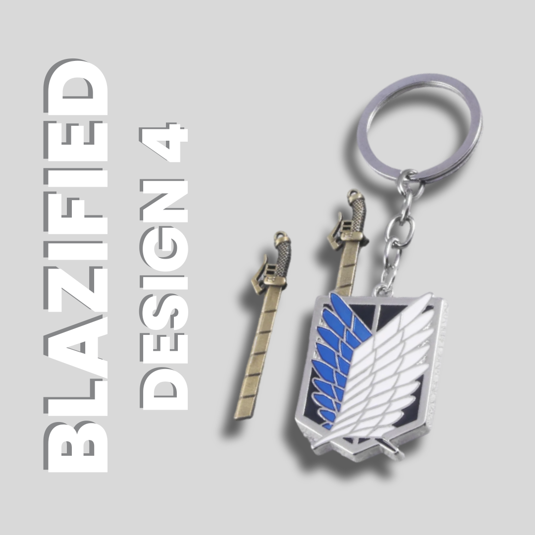 Anime Metal Keyrings