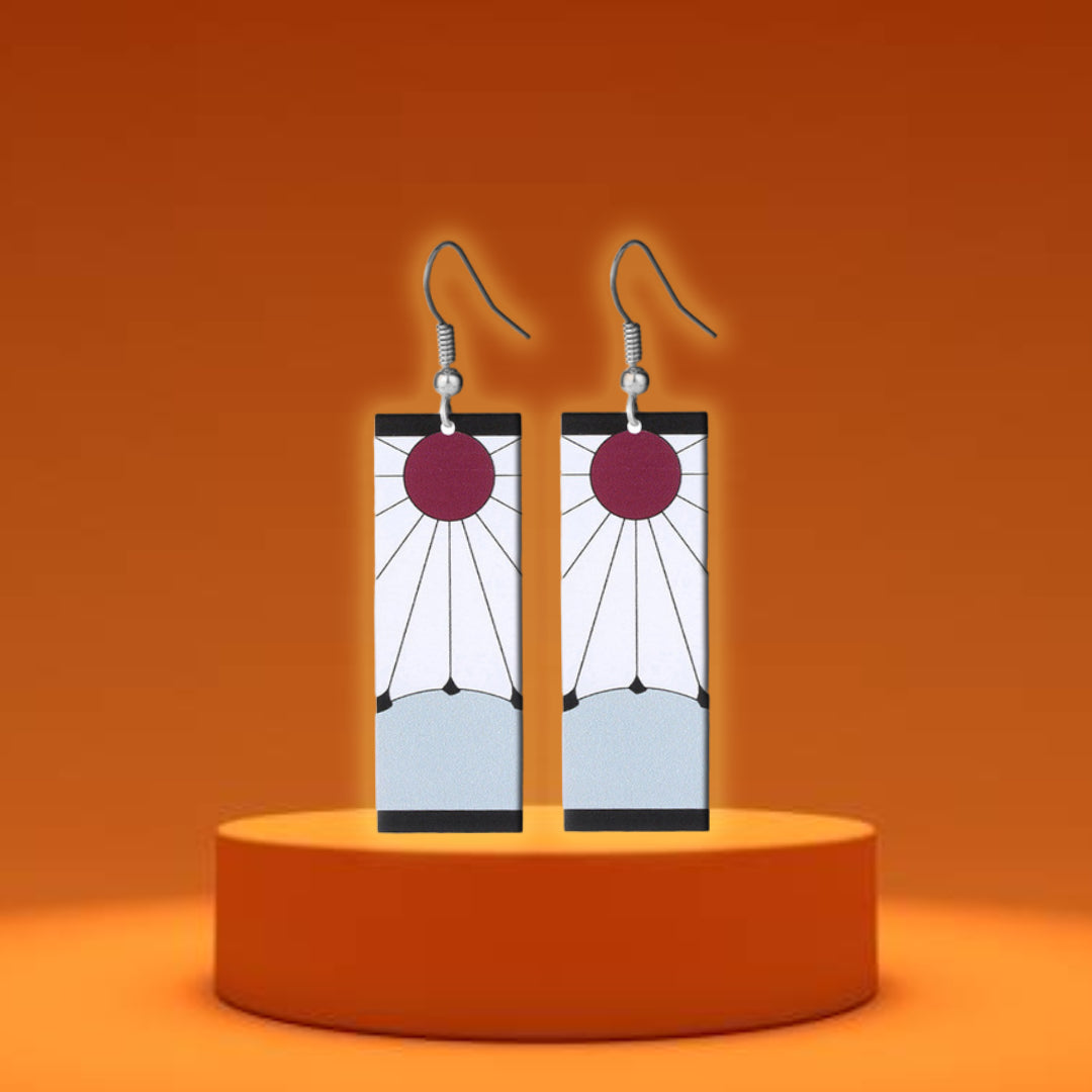 Anime Hanafuda Earrings