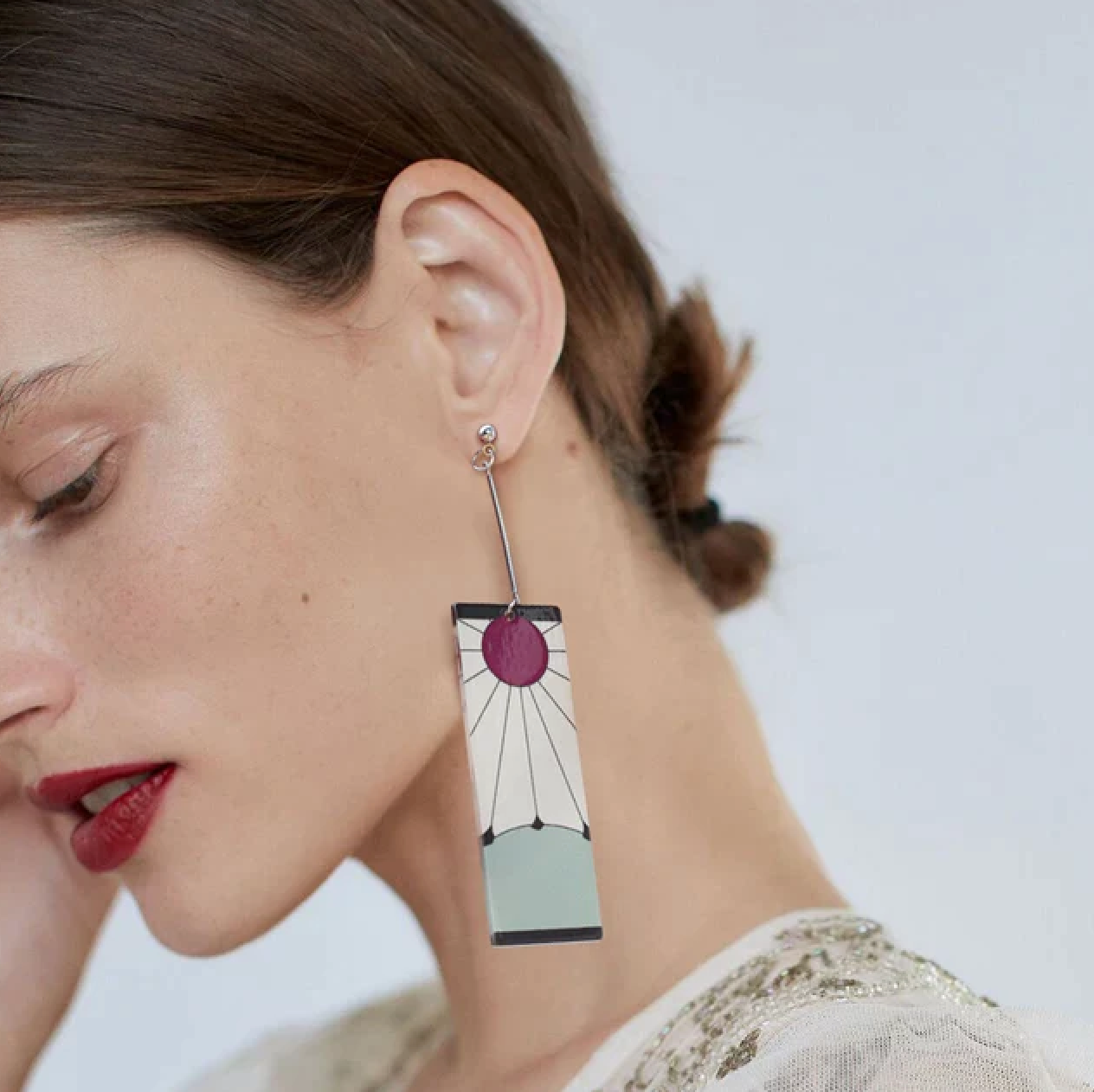 Anime Hanafuda Earrings