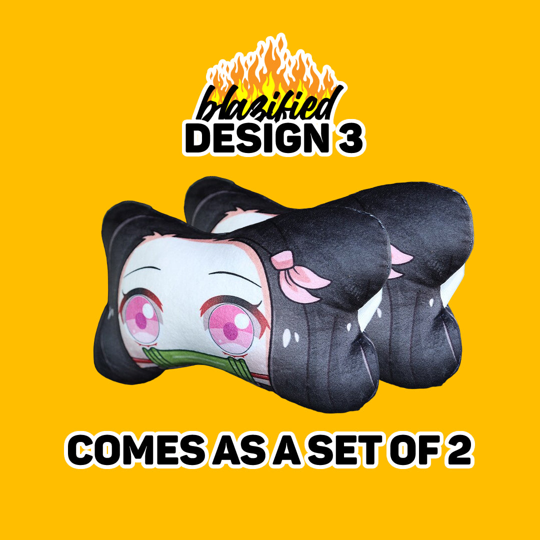 Anime Car Headrest Pillow (set of 2)