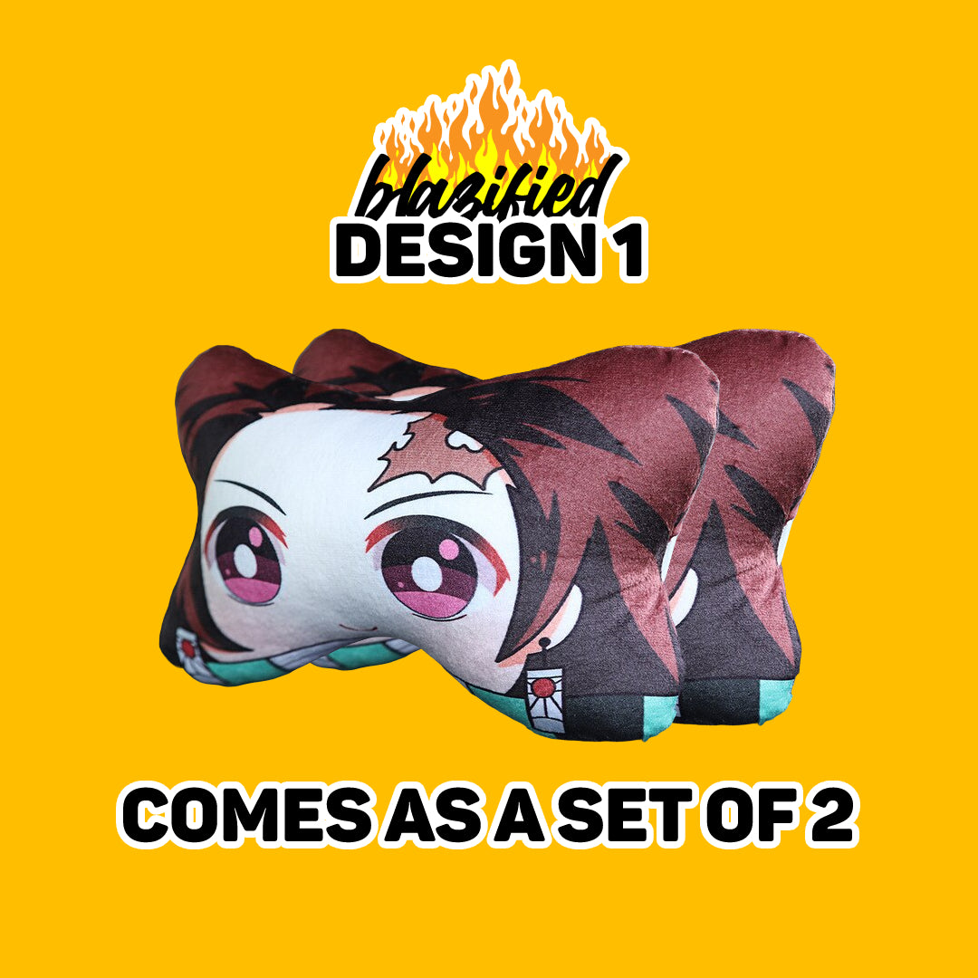 Anime Car Headrest Pillow (set of 2)
