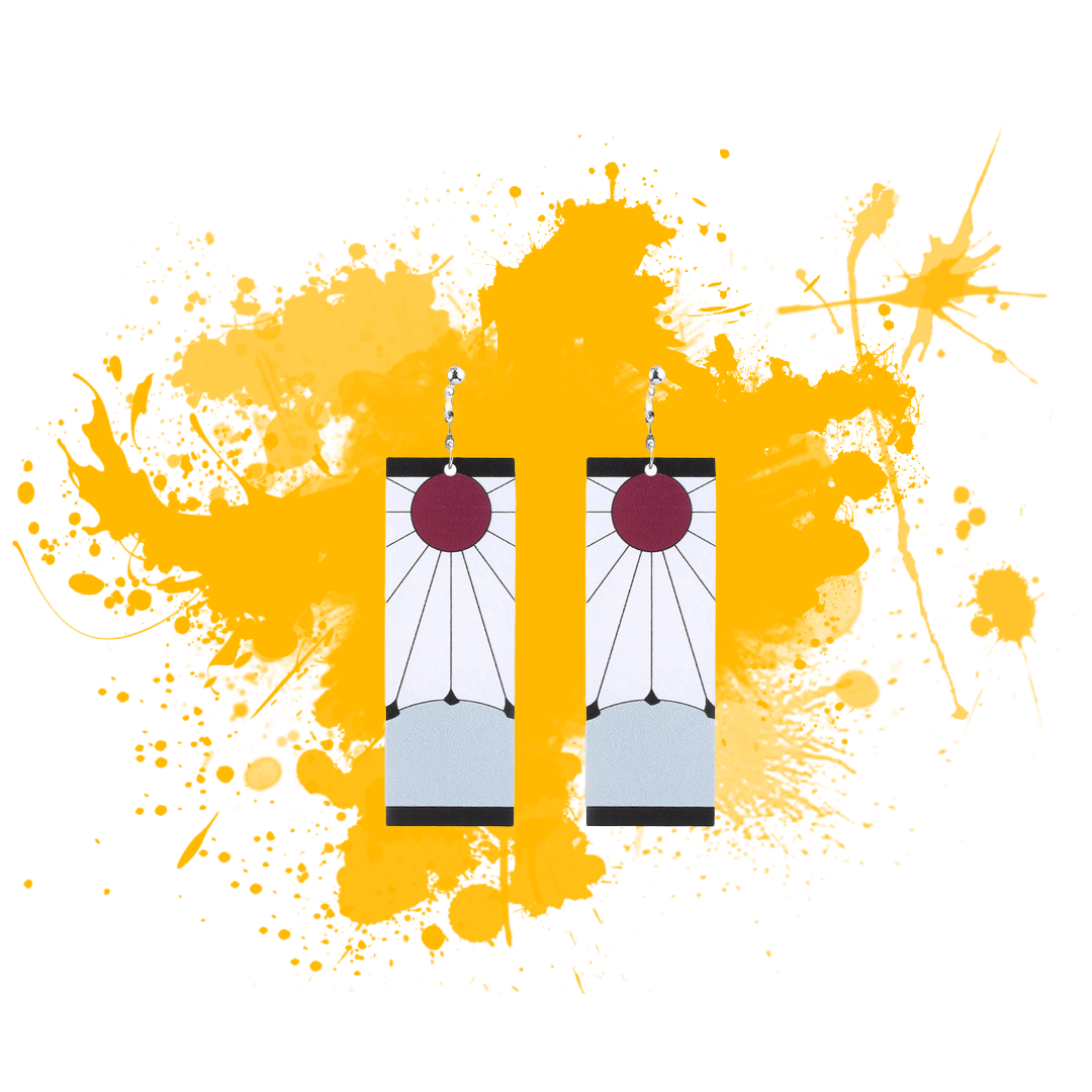 Anime Hanafuda Earrings