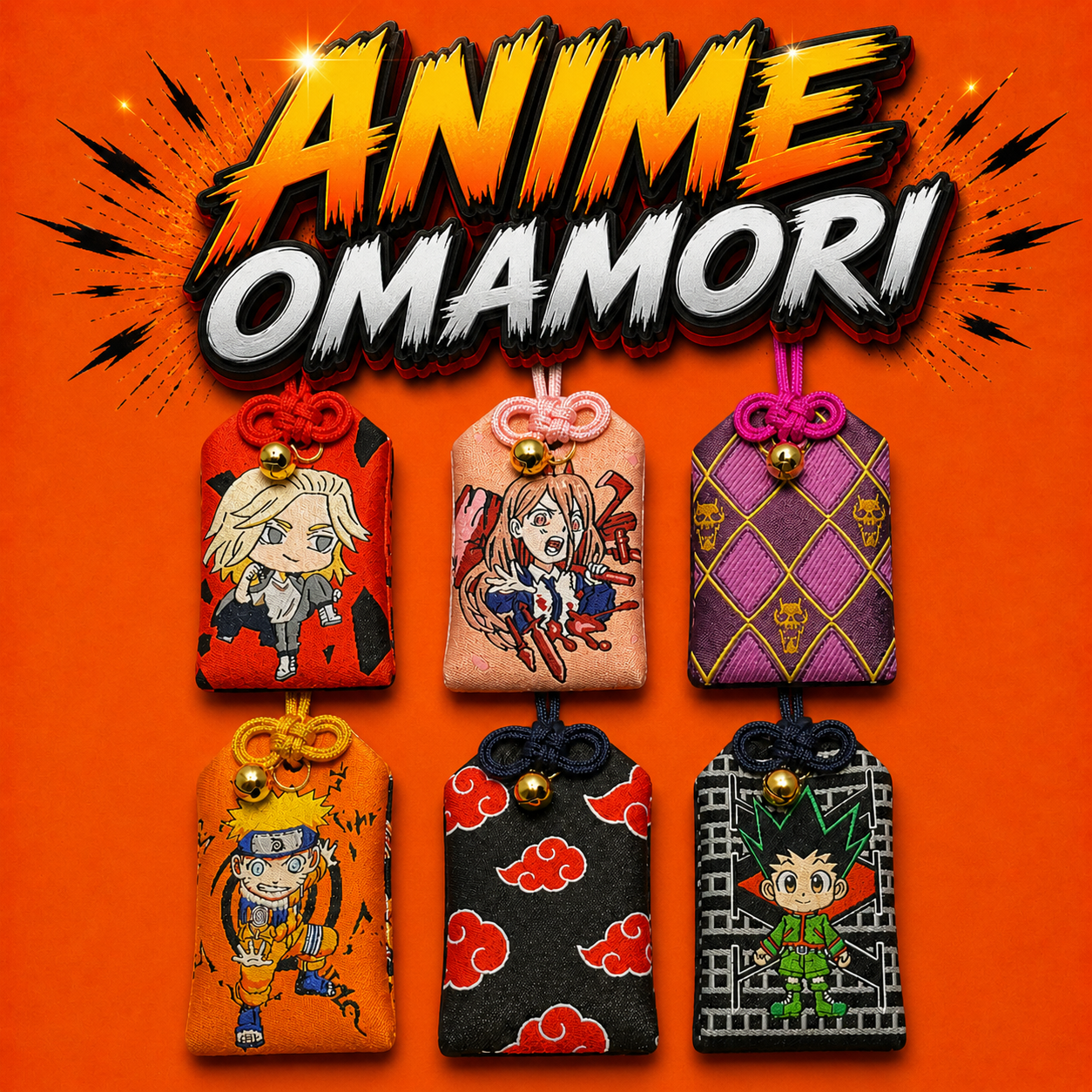 Buy Anime Omamori | Shop Anime Japanese Amulet | Free Delivery