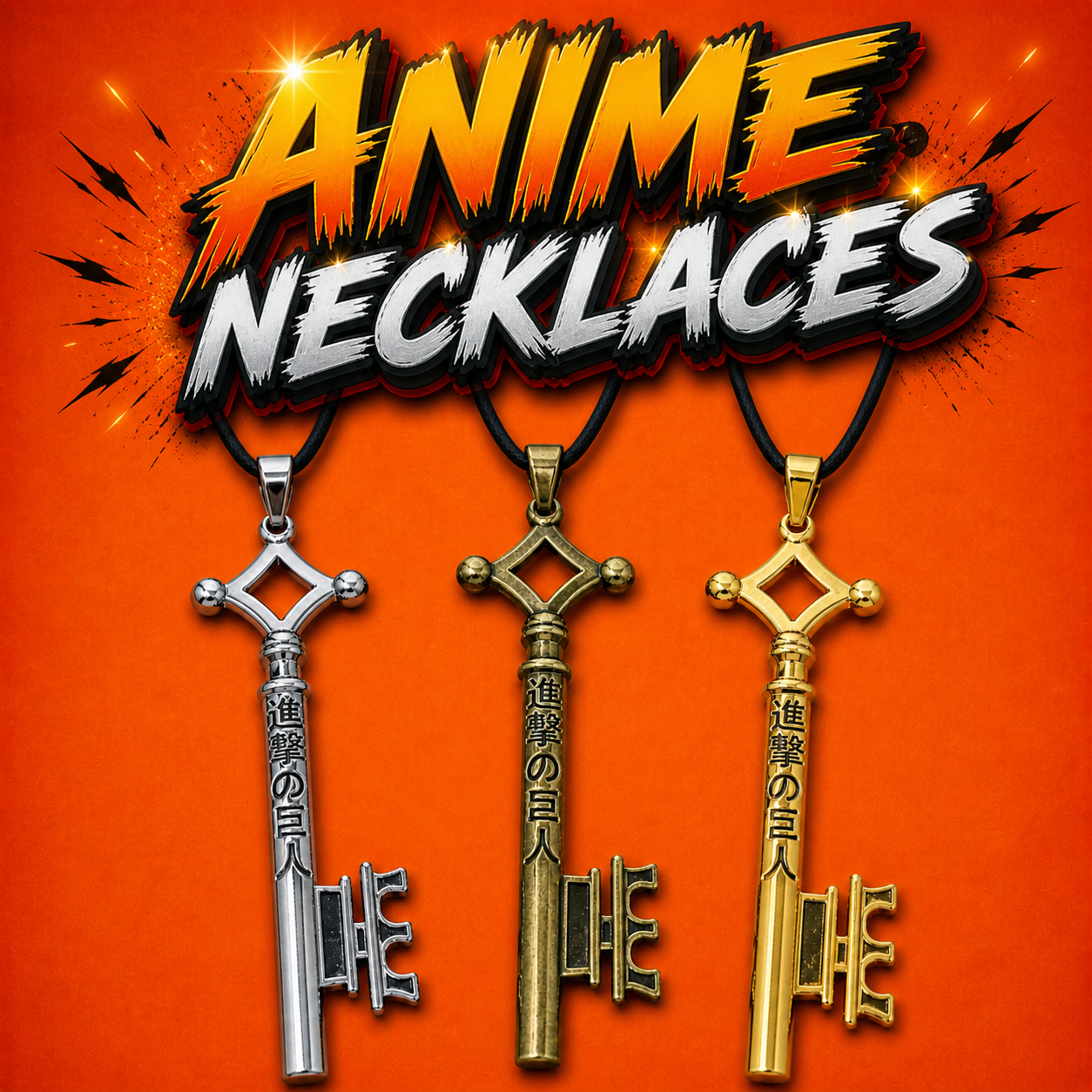Buy Anime Necklaces | Shop Key Necklace