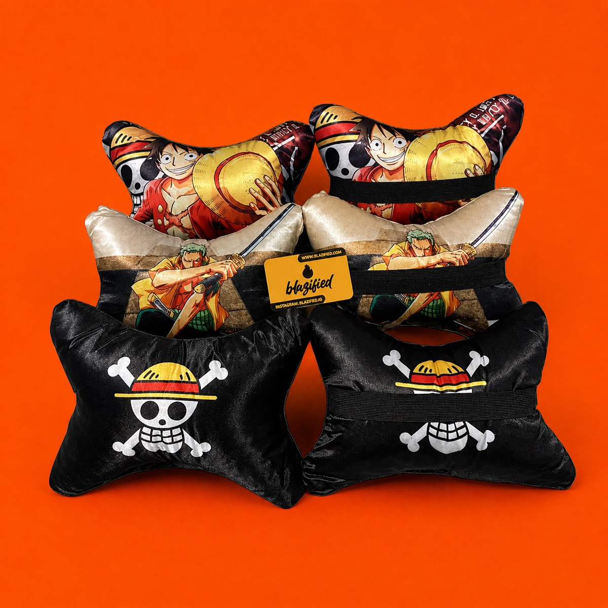 Anime Car Headrest Pillow (set of 2)